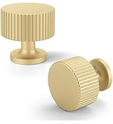 FAPUAL 10 Pack Gold Cabinet Knobs for Kitchen Cabinets and Dresser Drawers,Round Single Hole Hard...