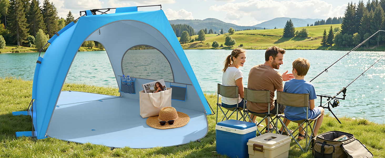 beach tent sun shelter