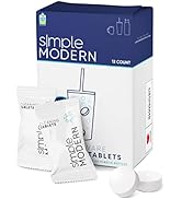 Simple Modern Cleaning Tablets for Water Bottles, Tumblers, Coffee Mugs, Stainless Steel Drinkwar...