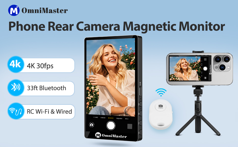 OmniMaster Phone Monitor Lite compatible with MagSafe