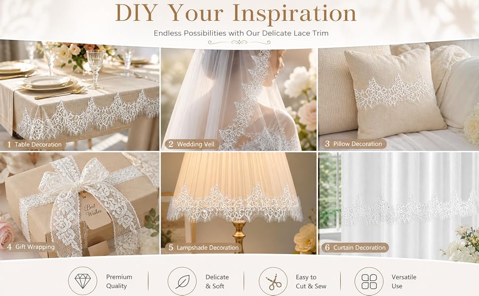 lace by the yards