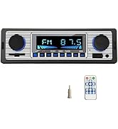 iFreGo Single din Car Stereo with Bluetooth/car Radio Bluetooth for car Hands Free Calling, Singl...