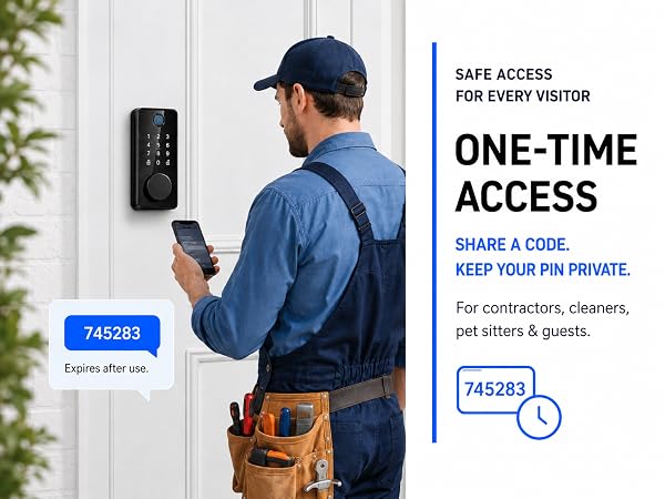 smart door lock for outdoor