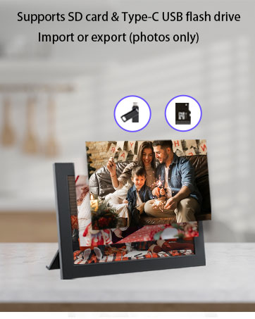 wifi picture frame digital with app