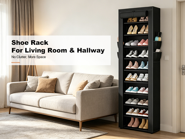 Shoe Rack For Living Room &amp;amp; Hallway