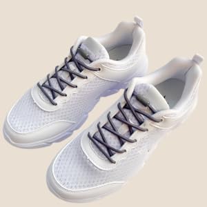 Dark gray shoelaces