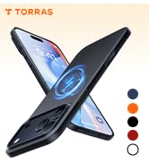 TORRAS Magnetic Slim Fit for iPhone 17 Pro Case 6.3 inch, Ultra-Thin, Compatible with MagSafe, Li...