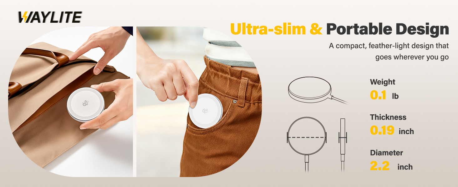 portable magsafe qi2 25w charger