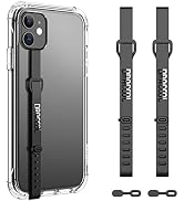 Dracool 2 PCS Silicone Phone Strap Cell Phone Grip Loop Elastic Stretching Band Hand Finger Holde...