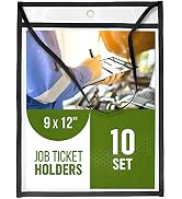 10 Pack Job Ticket Holders 9x12 in Hanging
