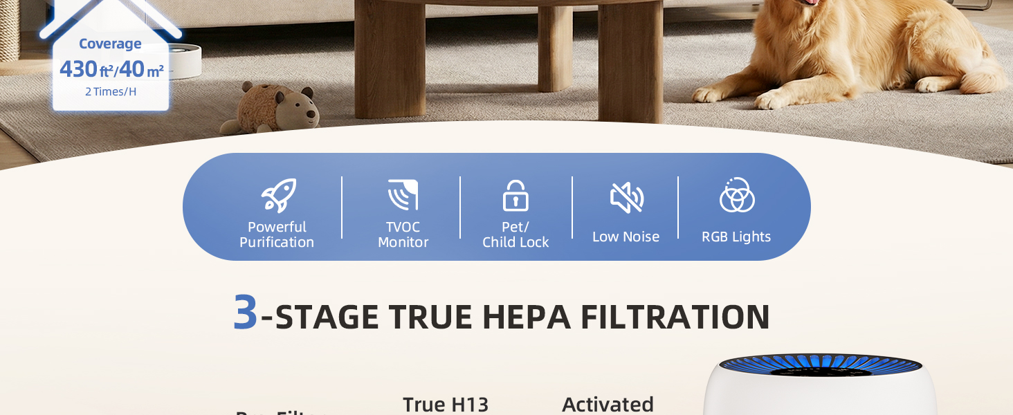 AP100-D with TVOC monitor