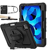 SEYMAC stock iPad Air 5th/4th Generation / iPad Pro 11 (3rd/2nd Gen) Case with Screen Protector P...