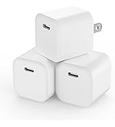 USB C Charger Block, Besgoods Phone Charger Power Adapter C Type Fast Charging Cube Wall Plug Com...