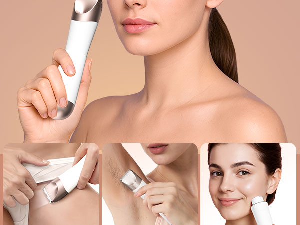 2 in 1 Electric Shaver for Women, Pubic