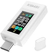 USB C Tester Voltage and Current Tester Meter Voltmeter Power Bank Capacity USB Cable Charger Det...