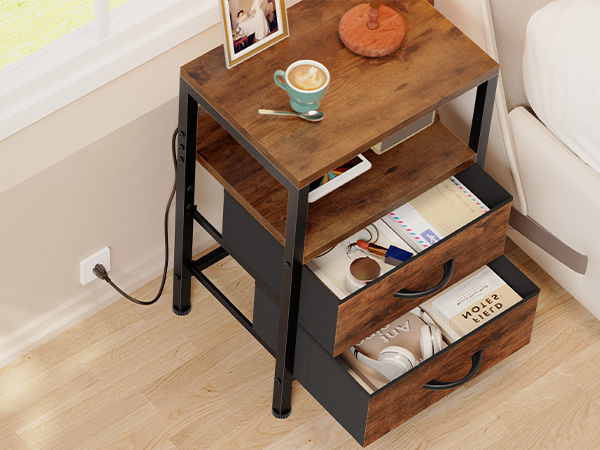 nightstand with drawers