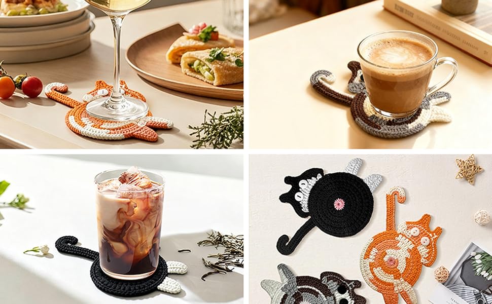 Cute Woven Coasters