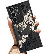 OOK Case for Samsung Galaxy S22 Ultra 6.8 Inch (Compatible with MagSafe) Flowers Floral Design Tr...