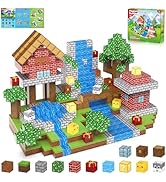 CASRRA Magnetic Blocks 100PCS Magnetic Building Blocks for Kids– Magnet Blocks Cubes Set for Boys...