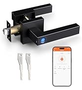 Probrico Fingerprint Door Lock , Biometric Door Knob with Smart Lock, Keyless Entry Door Handle L...