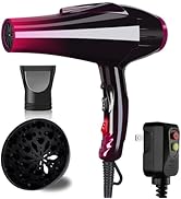 Mannice Hair Dryer, 3500 Watt Professional Salon Ionic Blow Dryer with AC Motor, 3 Heat Settings,...