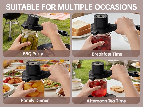 Electric Auto-adjust Jar Opener