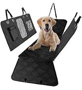 Wuatow Dog Car Seat Cover for Pets Waterproof Seat Cover Hammock 600D Heavy Duty Scratch Proof No...