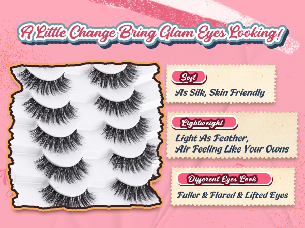 natural eyelashes strip cat eye lashes 
