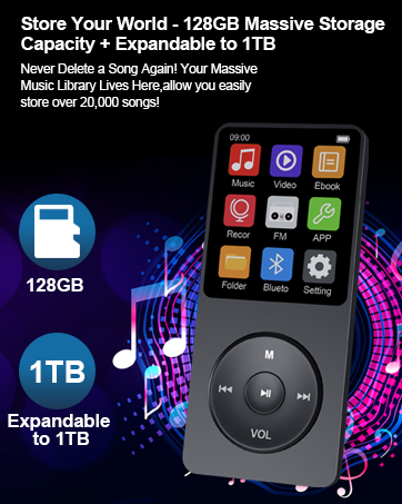 MP3 Player built-in HiFi Speaker