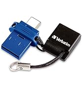 Verbatim 128GB Store ‘n’ Go Dual OTG USB 3.2 Gen 1 Flash Drive for USB-C Devices – 2 in 1 Type C ...
