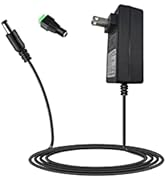 24V DC Power Supply Adapter, 24V 2A 48W AC to DC Converter Transformer 100~240V AC Input with 5.5...