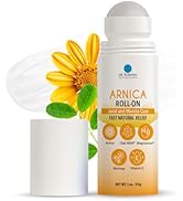 Dr. Robaina Arnica Bruise Roll-On 3 oz – USP-Grade Arnica Montana &amp; Vitamin K – Fast-Drying, Mess...