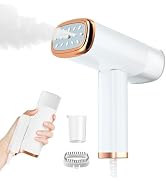 Portable Hand Steamer for Clothes - Foldable Clothes Steamer Iron Handheld, Fast Heat-Up &amp; 1000W ...