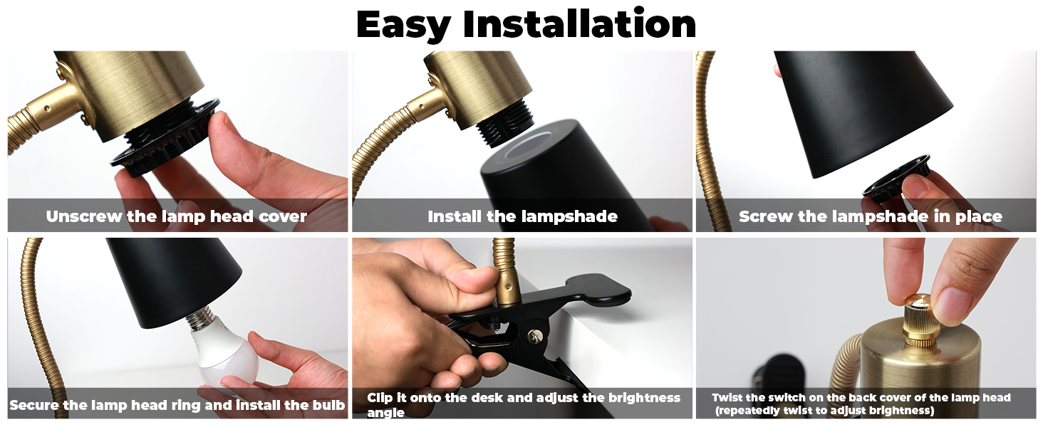 clip desk lamp