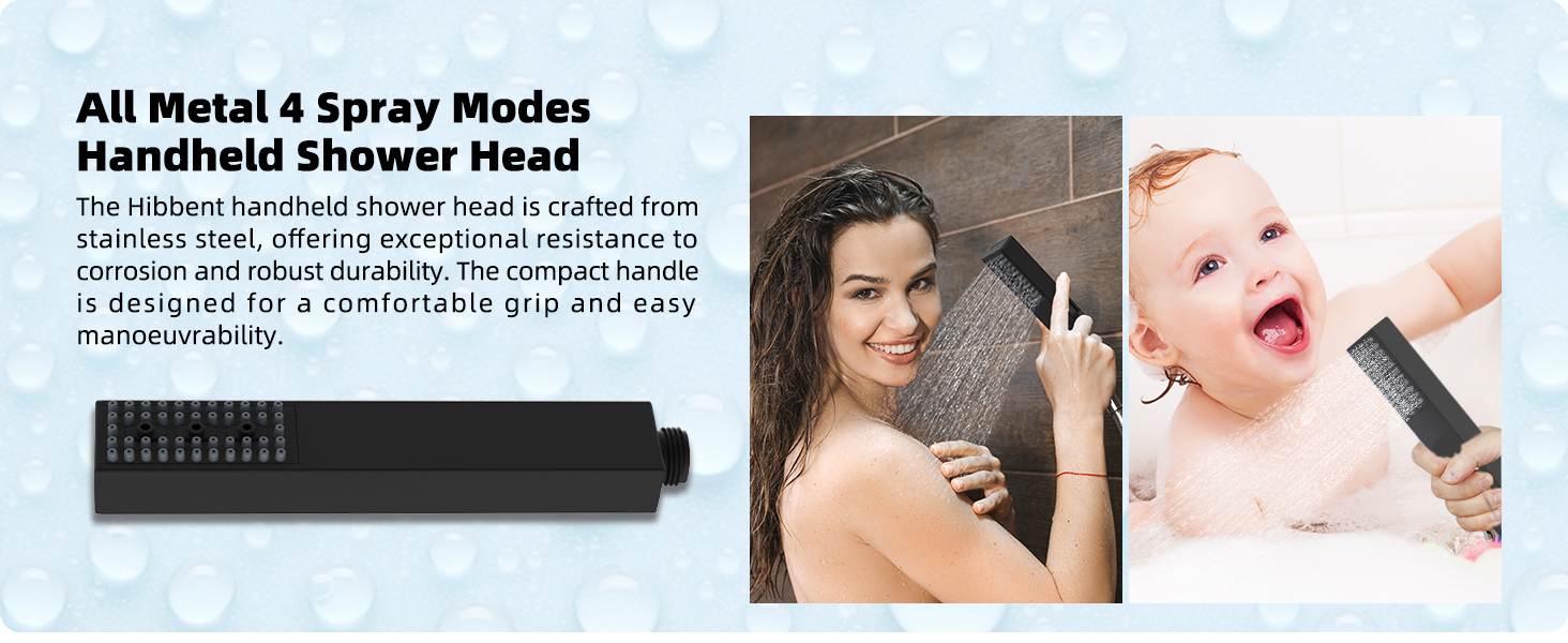 All Metal Handheld Shower Head