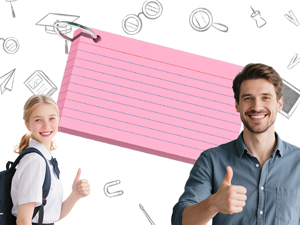 index cards with ring