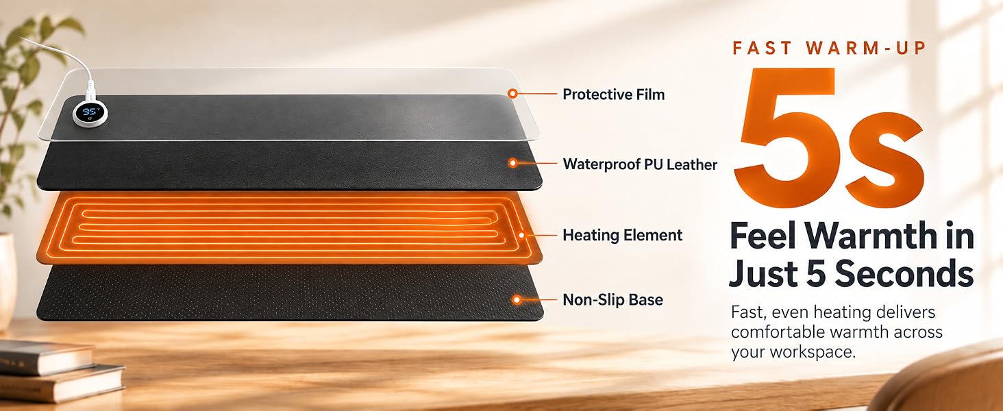 heated keyboard mat