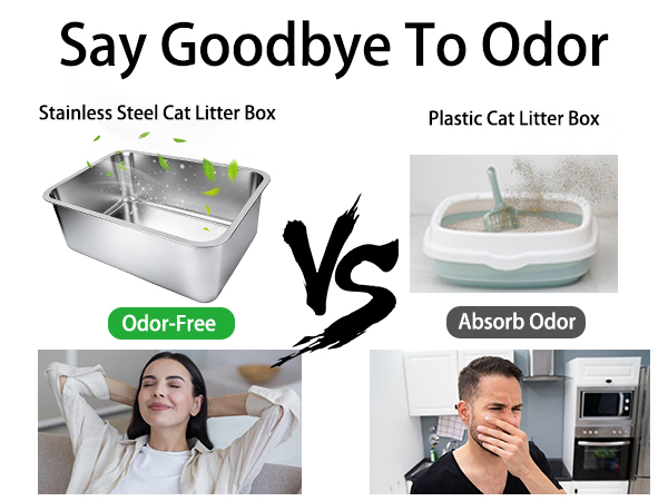 Stainless Steel Cat Litter Box