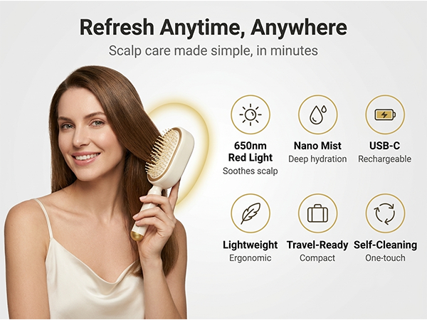 electric spray air cushion comb
