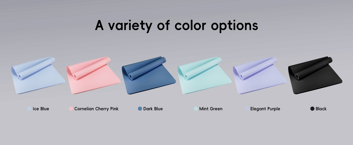 A variety of color options