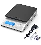 MUNBYN Shipping Scale, Accurate 66lb/0.1oz Postal Scale with Sweet Pink Style, Hold/Tear/PCS Func...