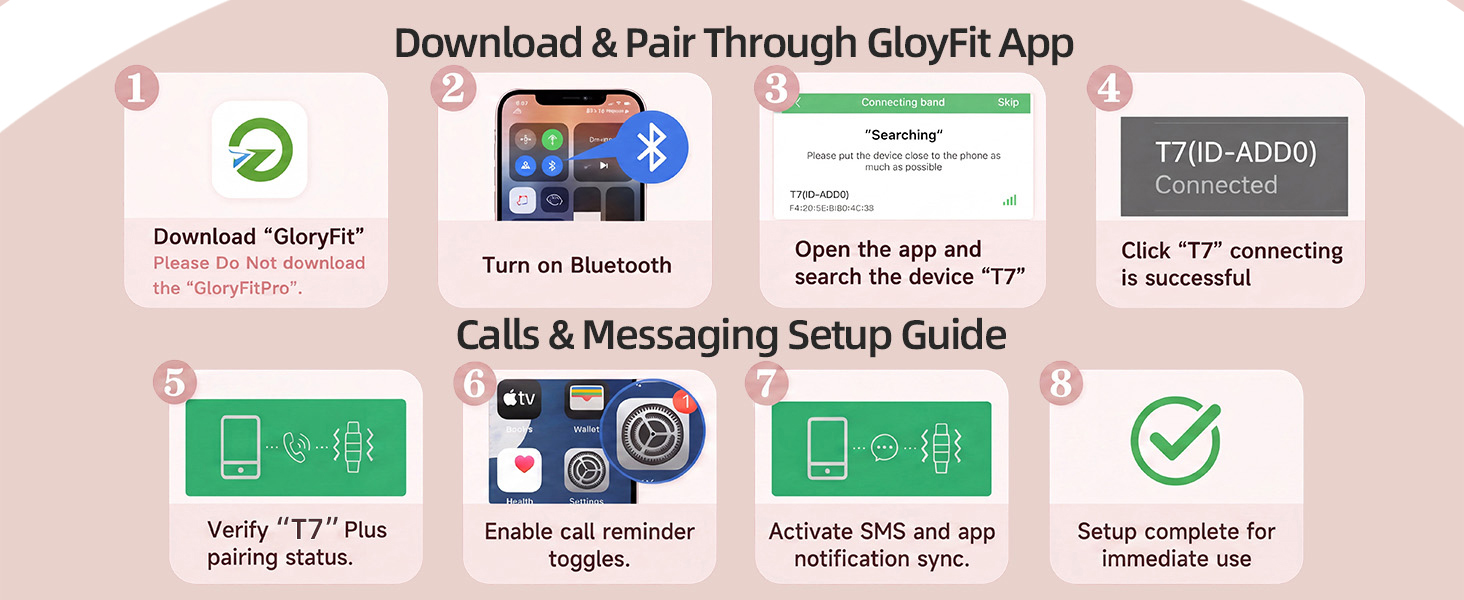 Download &amp;amp; Pair Through GloyFit App
