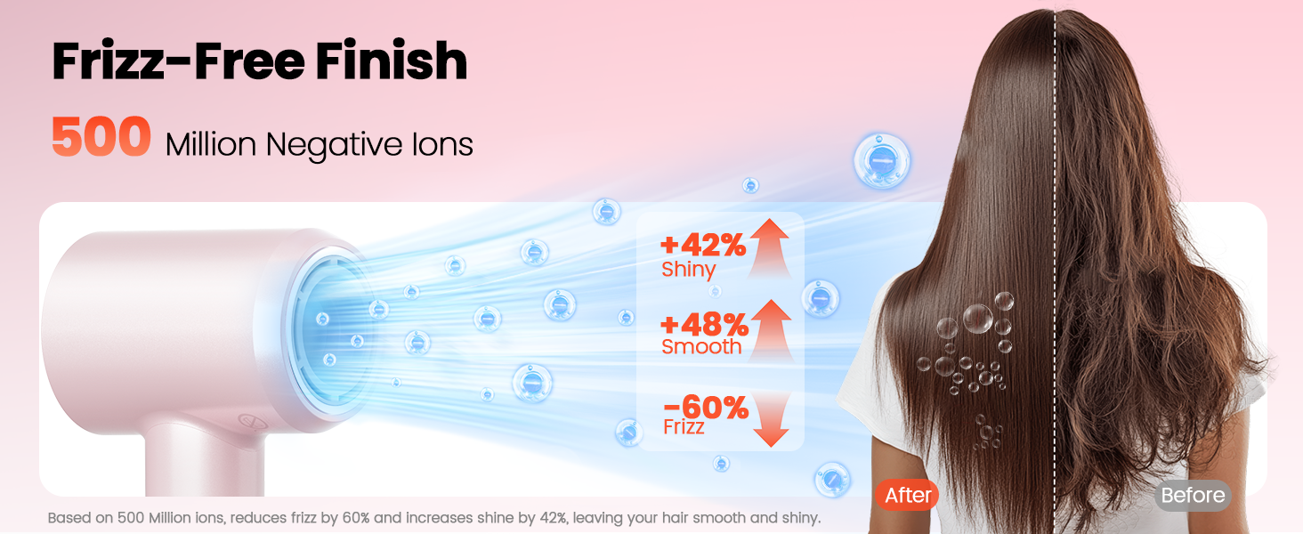 Ionic hair dryer