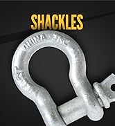 Us cargo control heavy duty 5/8&amp;#34; GALVANIZED SCREW PIN ANCHOR SHACKLE - IMPORT - 3.25 TON