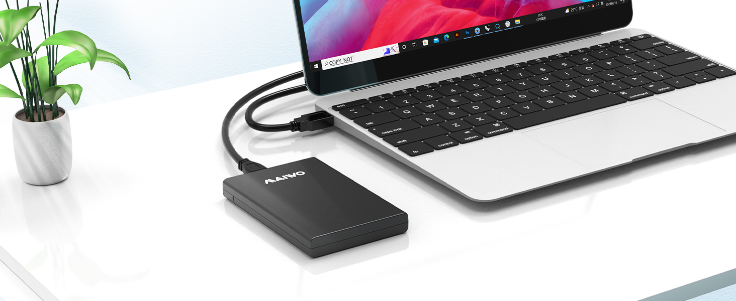 enclosure docking station storage bay case adapter reader maiwo dockcase 2.5 ssd to usb c adapter