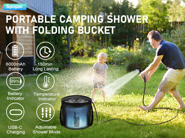 Spopal Portable Shower for Camping