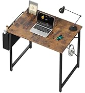 OLIXIS Computer Desk 31 Inch Home Office Desks for Small Spaces, Gaming Writing Study Work Table ...