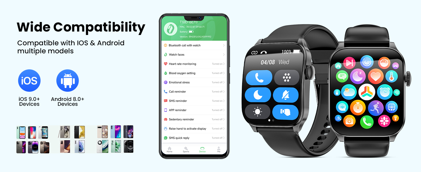 Wide compatibility