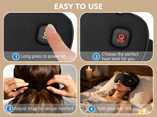 heated eye mask cordless