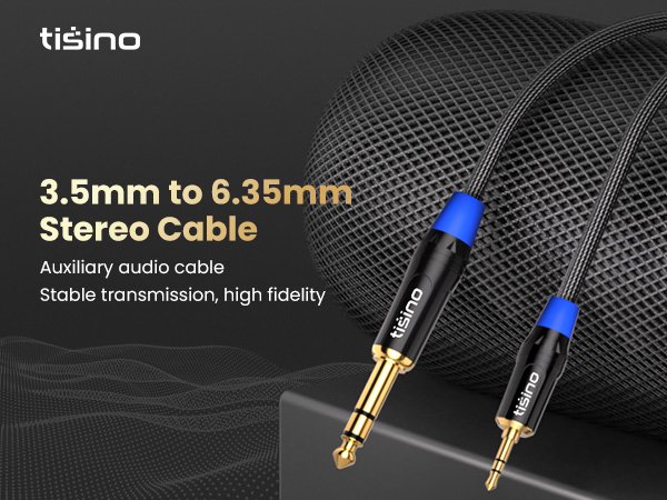 1/8 to 1/4 stereo cable